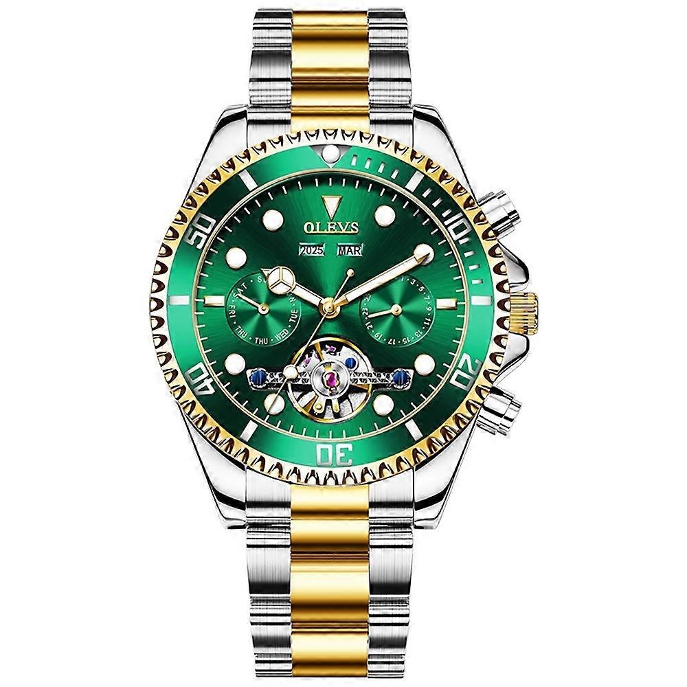 OLEVS 6605 Men Multifunctional Waterproof Mechanical Watch