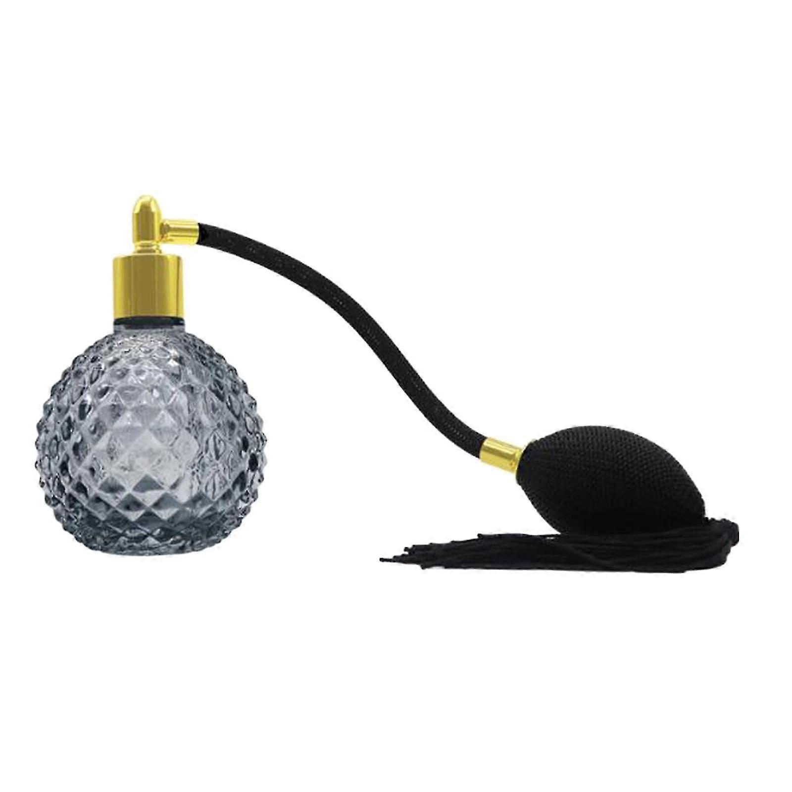 2026 Vintage Perfume Bottle Long Spray Tassels Parfume Atomizer Refillable Black