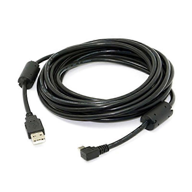 5pin 90 Degree to USB 2.0 Male Cable with Ferrite Core 5 Meters