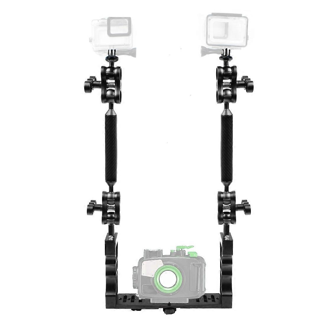 Dual Handle Aluminium Tray Stabilizer with Clamp&Arm&Head