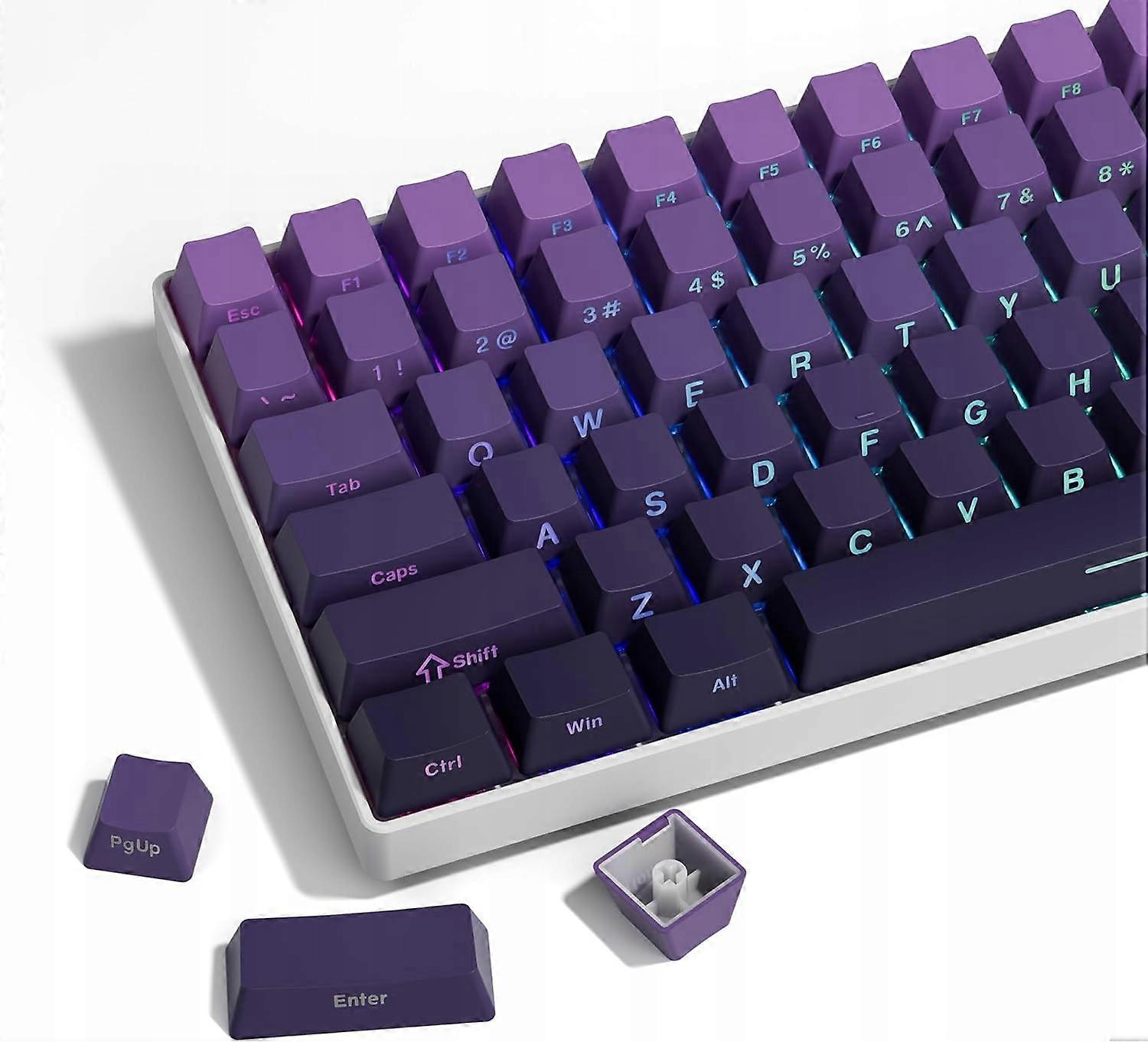 Shine Through Keycaps Mechanical Keyboard