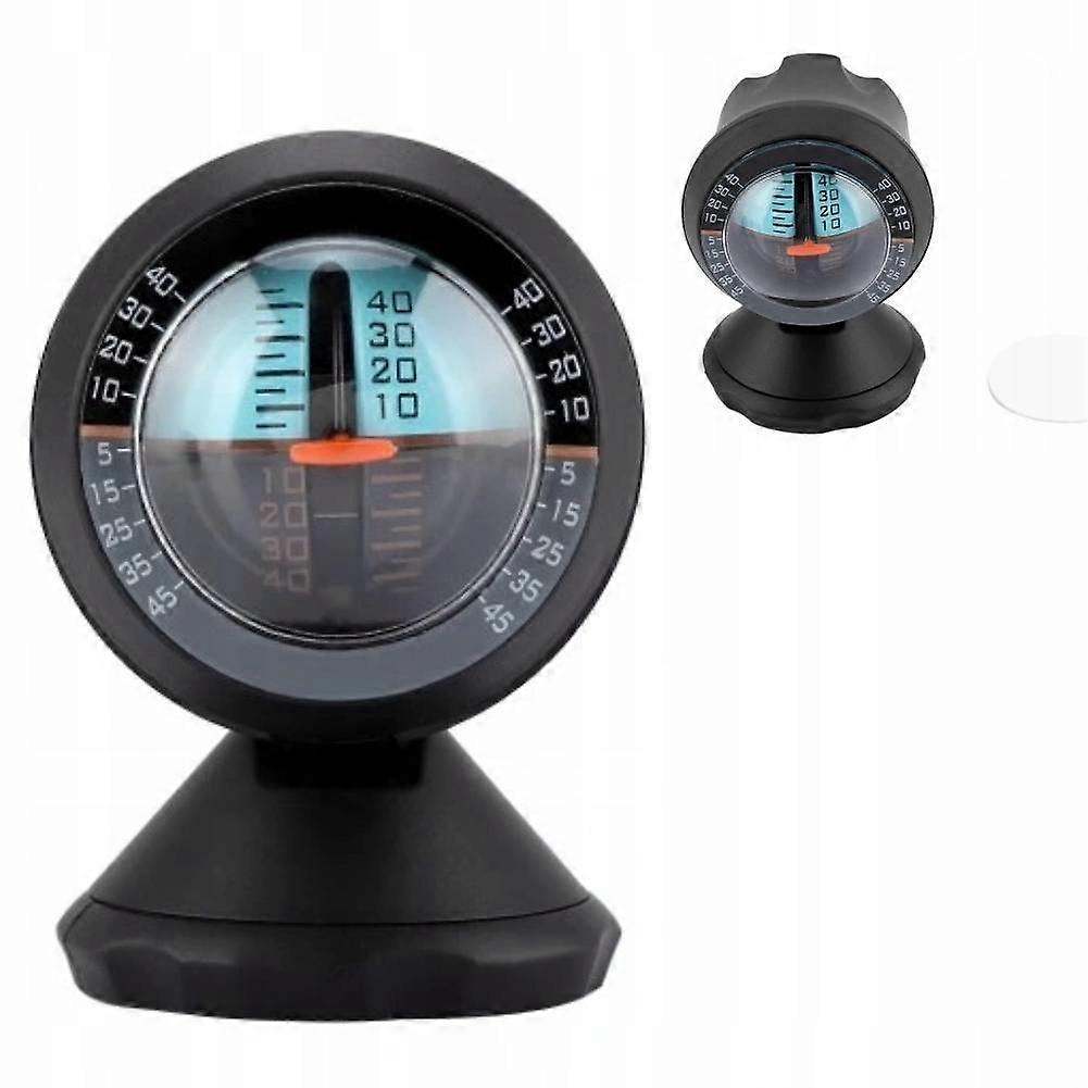 Car Inclination Indicator Inclinometer Black