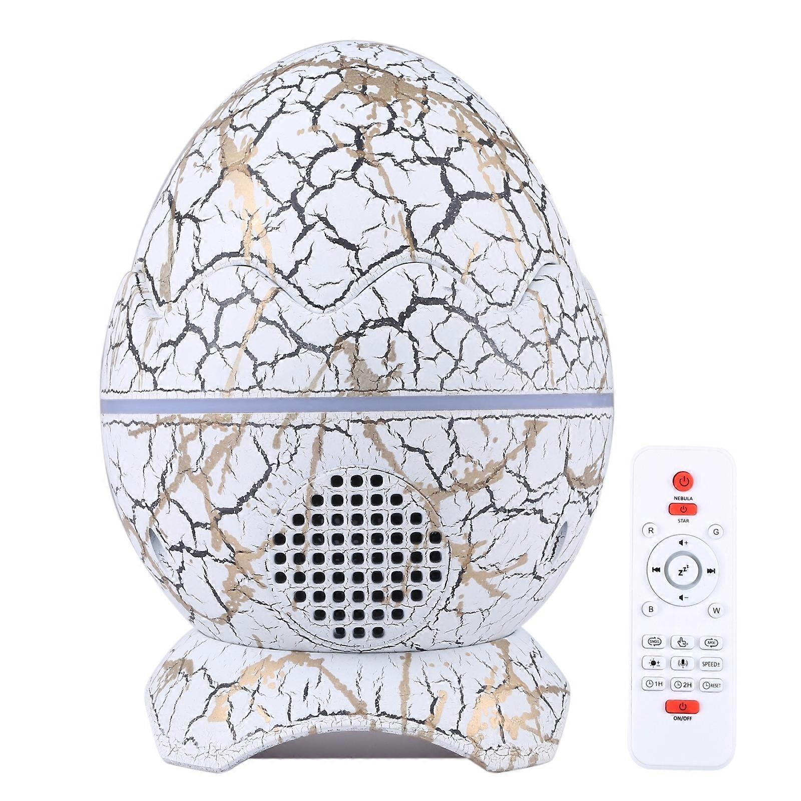 Gold Starry Projector Music Night Light with Remote Control(Colorful Light)