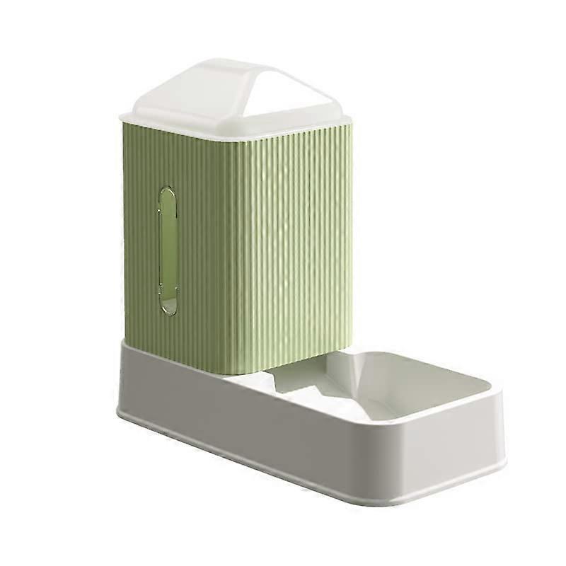 Cat Water Dispenser Automatic Dog Feeder with Non-Wet Mouth Cat Bowl and Dog Bowl for Home Use, 2.5L Capacity