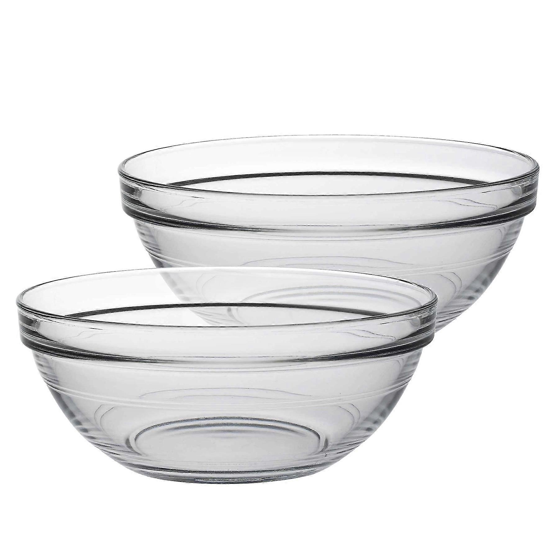 Duralex Lys Glas Stapling Skålar för kök, Servering - 17cm (7") - Förpackning med 6