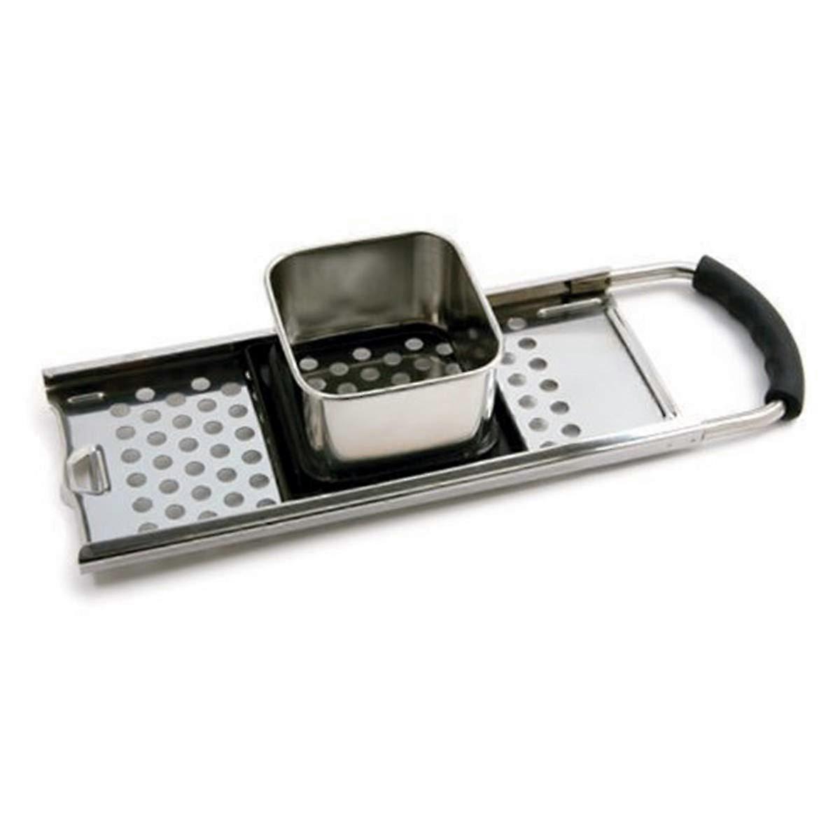 3129 Stainless Steel Spaetzle Maker With Durable Handle, Easy Cleanup, Versatile Kitchen Tool for Fresh Pasta Preparation