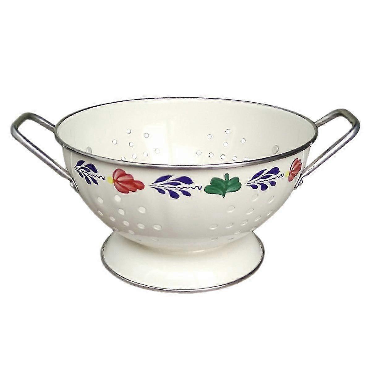 وعاء فواكه أسلاك معدنية لتقديم طبق حلوى سلة حامل سلة فواكه تصريف مصفاة خضروات