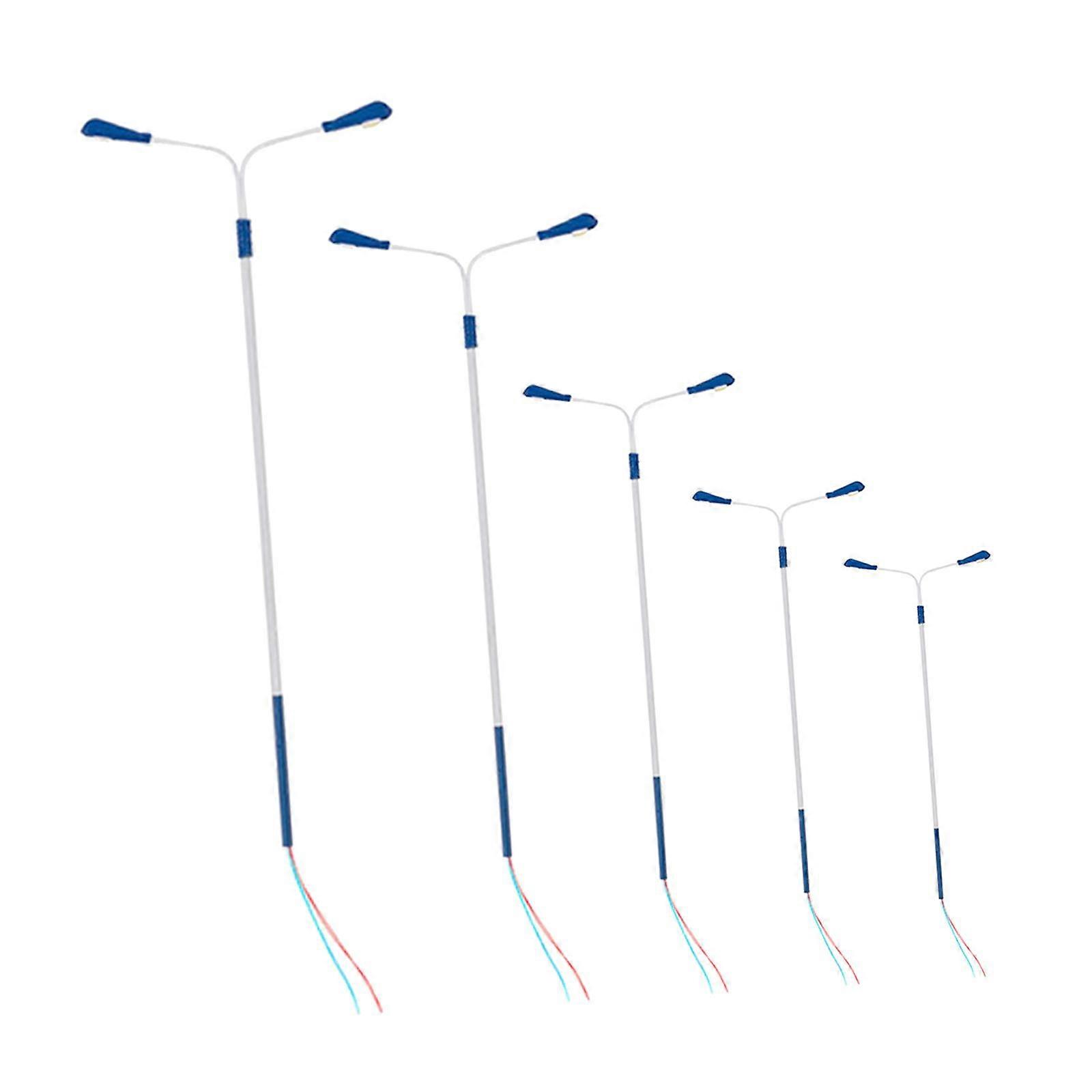 5pcs Model Railway Train Lamp Lights HO Scale LEDs NEW