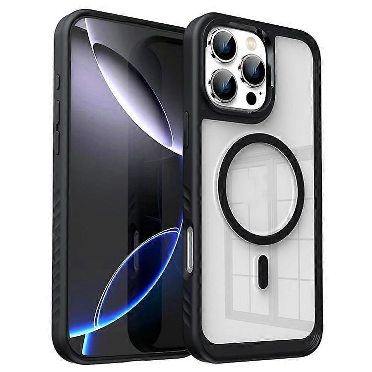 Compatible For iPhone 16 Pro Max Case Compatible with MagSafe TPU + PC Shockproof Phone Back Cover