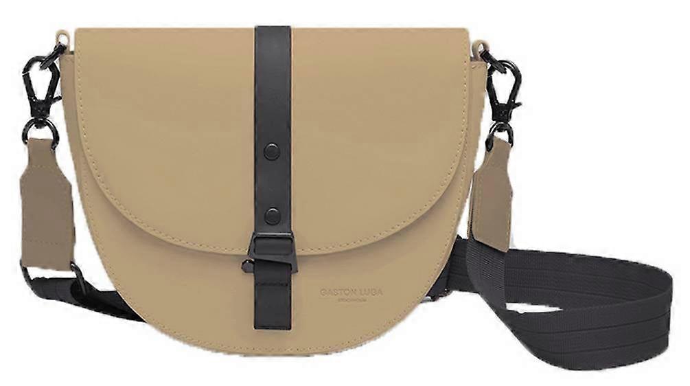 Gaston Luga Splash Moon Crossbody Bag - Latte Beige