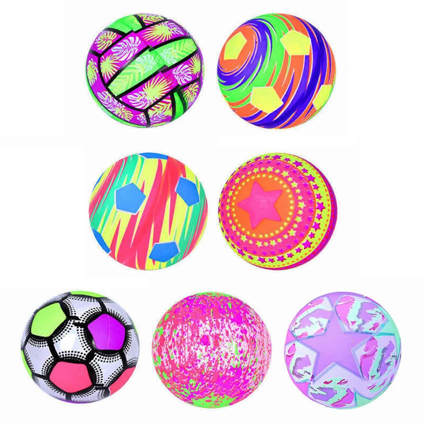 Fitness Skipping Ball Toy Clignotant Lumineux Bouncy Football pour w / LED Clignotant Lumière Sensorielle Nouveauté Gag Enfant Party Pr