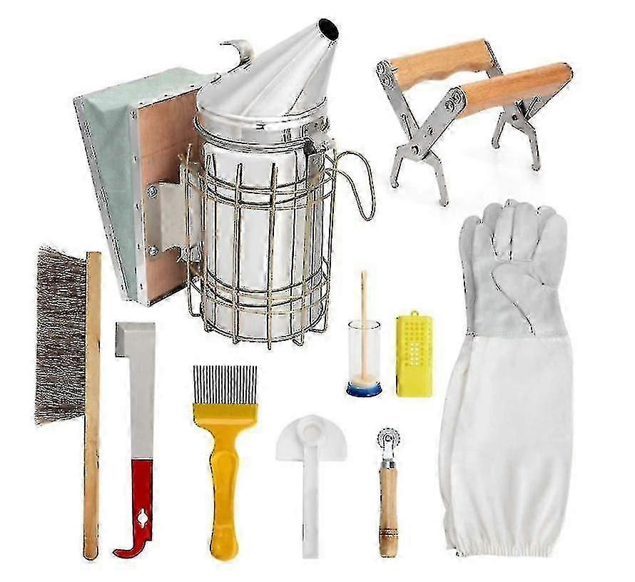 Beekeeping Kit, Beehive Smoking Kit, Beekeeper Must Have 10 Pieces