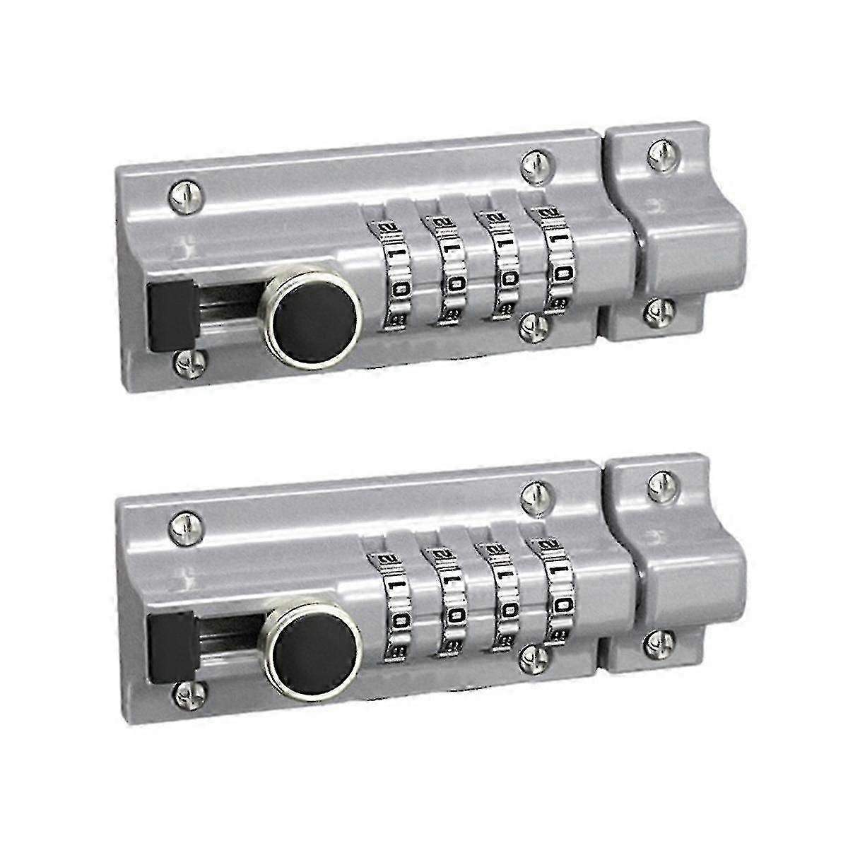 Recodeable Combination Locking Bolt Cam Lock Password Mechanical Lock Digital Drawer Zinc Alloy Lock Door Lock 2Pc B
