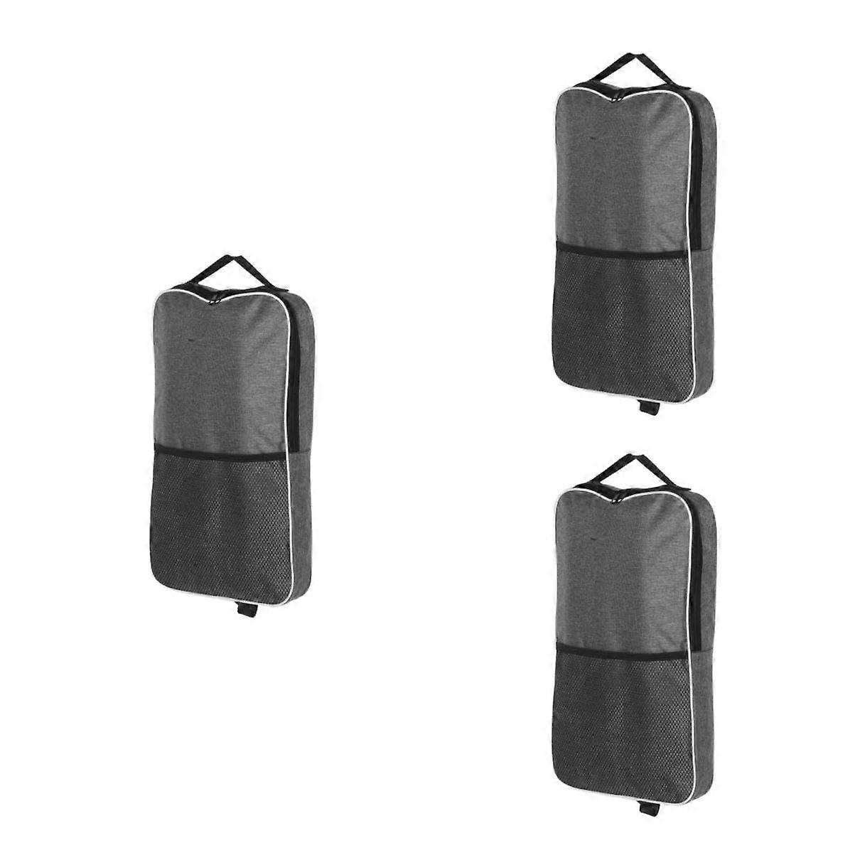 Pickleball Racket Bag - Portable Oxford Fabric Paddle Case with Travel Cover for 3 Paddles - Durable and Lightweight