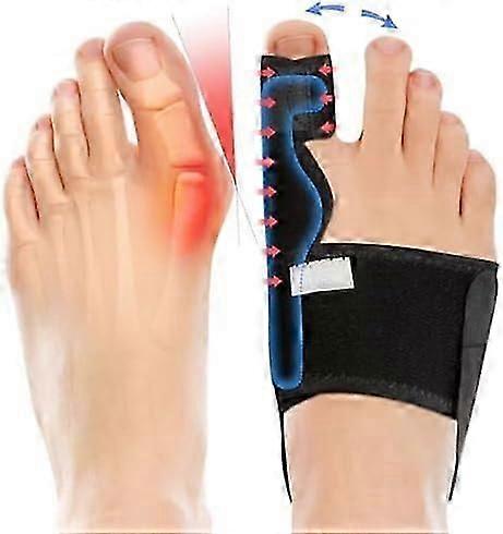 Durable and lightweightelastic fabricBunion Corrector Women & Men Big Toe: Foot Straightener Splint Brace - Adjustable Correction Orthopedic for Hallu