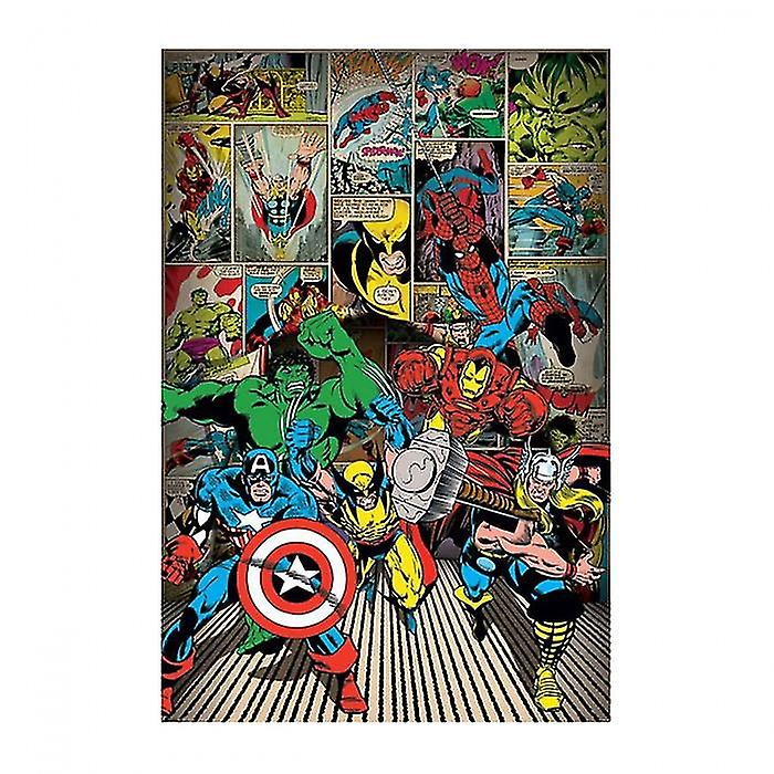Marvel Comics Heroes Poster