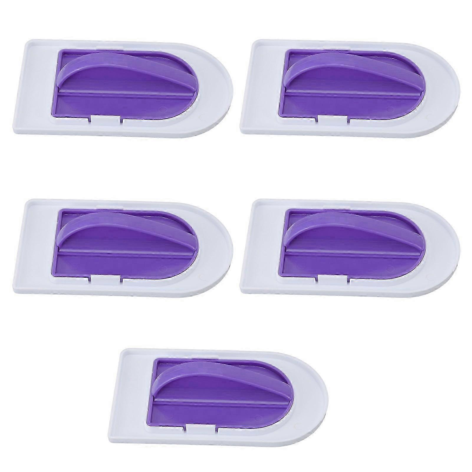 5Pcs Fondant Cake Smoother with Plastic Handle for Baking Decor