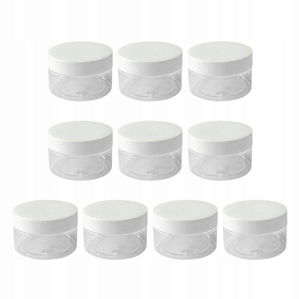 Pot Jars Makeup Mask Bottle Biscuits Creami White