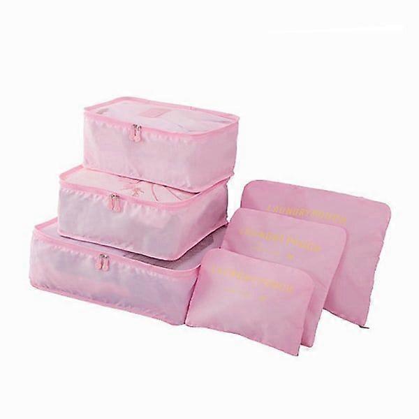 Suitcase Organizer Set - Light Pink