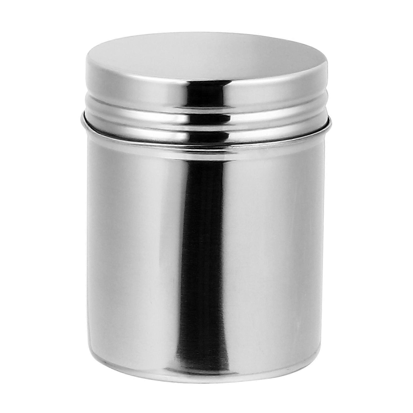 Stainless Steel Multifunctional Airtight Storage Container for Home, Restaurant, and Bar Use – Medium Canister for Practical Organization