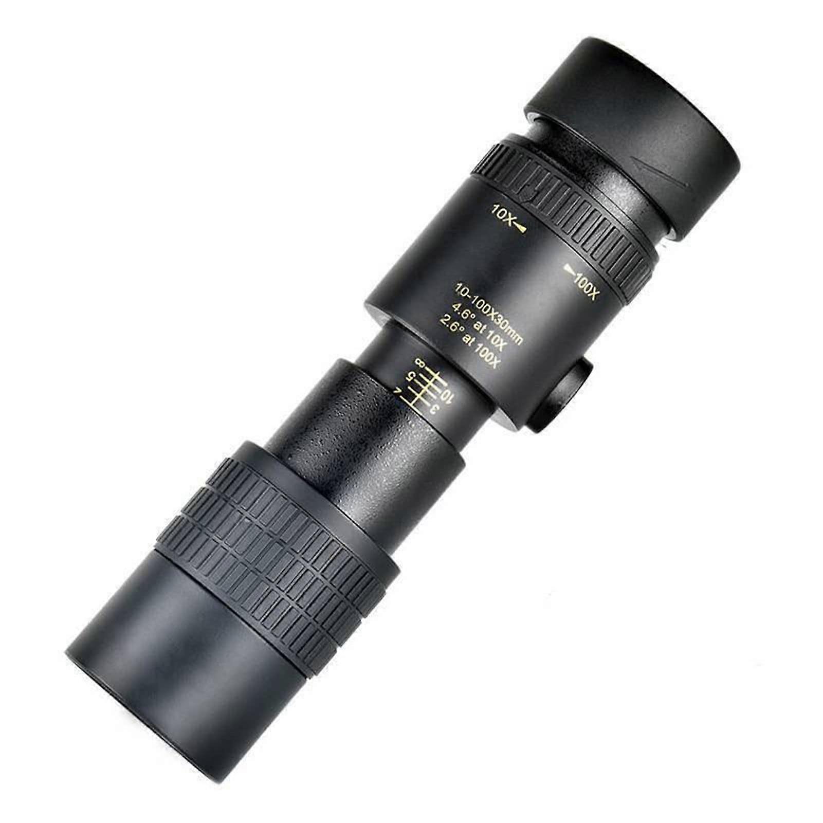 1030x40 Zoom Monocular Powerful Compact Telescope with Retractable Eyepiece BAK4 Prism for Hiking, Hunting, Camping, Bird Watching