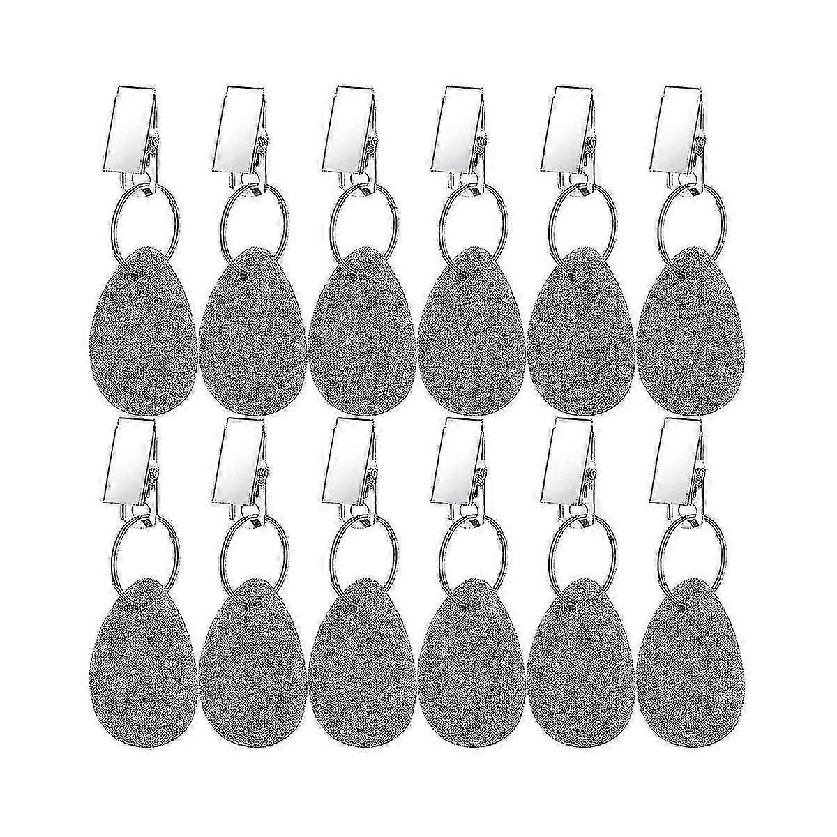 12 Pieces Tablecloth Weights Tablecloth Pendant Teardrop Shape Table Cover Weights Stone Table Weig
