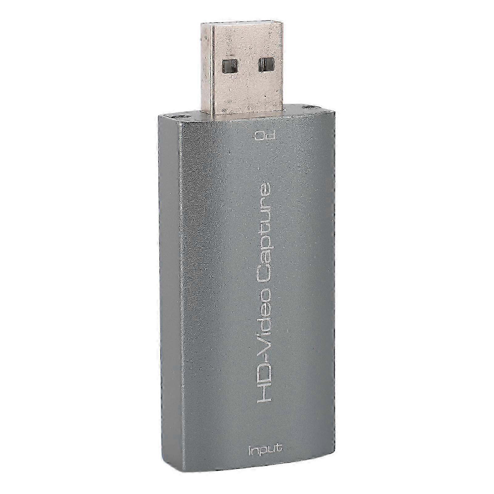 Carte de capture vidéo 4K Plug and Play professionnelle 1080P 60 Hz USB HD Interface multimédia Carte de capture vidéo pour diffusion en direct Réunion