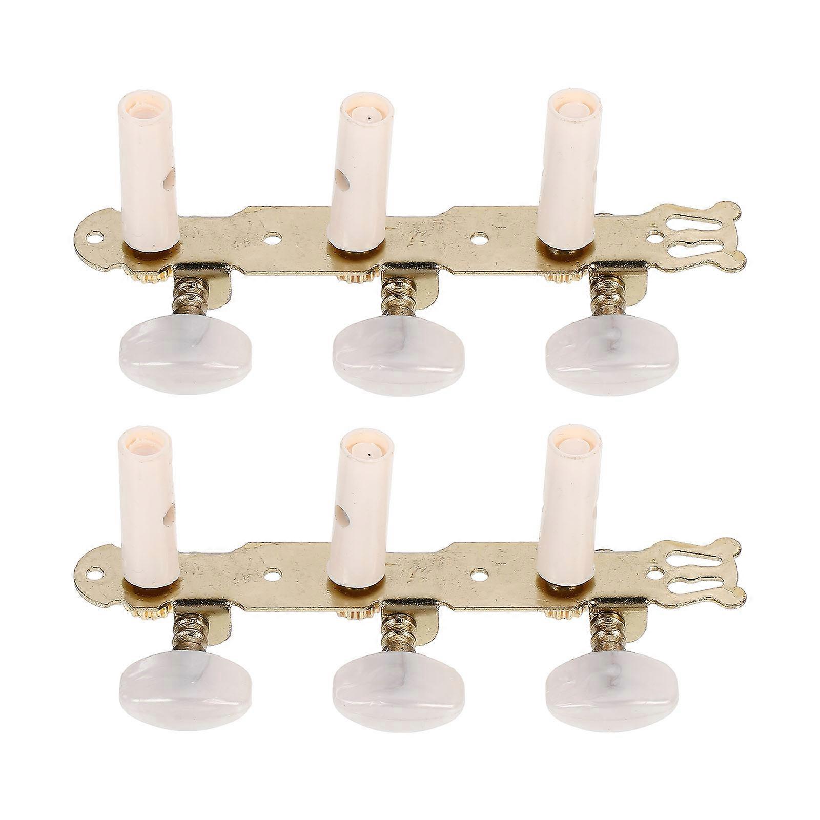 Tuning Pegs Tuning Keys Machine Heads Plastic Material For Music Practice Classical Guitar 2Pcs