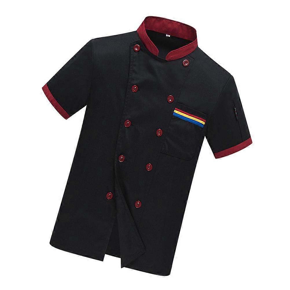 Uniform Shirts For Men Chef Jacket Breathable Wearproof Cool Clothing 1Set