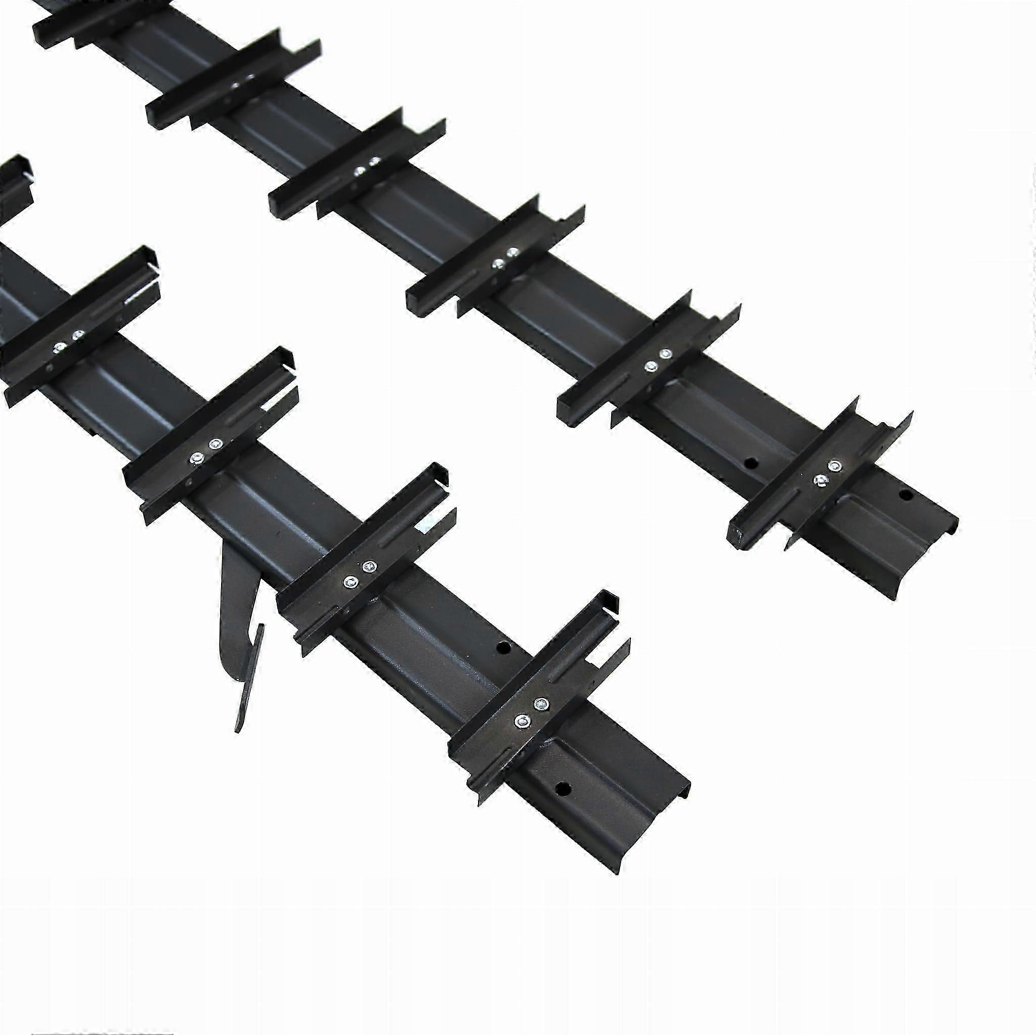 テラスシステムシャッター109cmスチール2PCS無煙炭グレー屋外窓シェードパネル