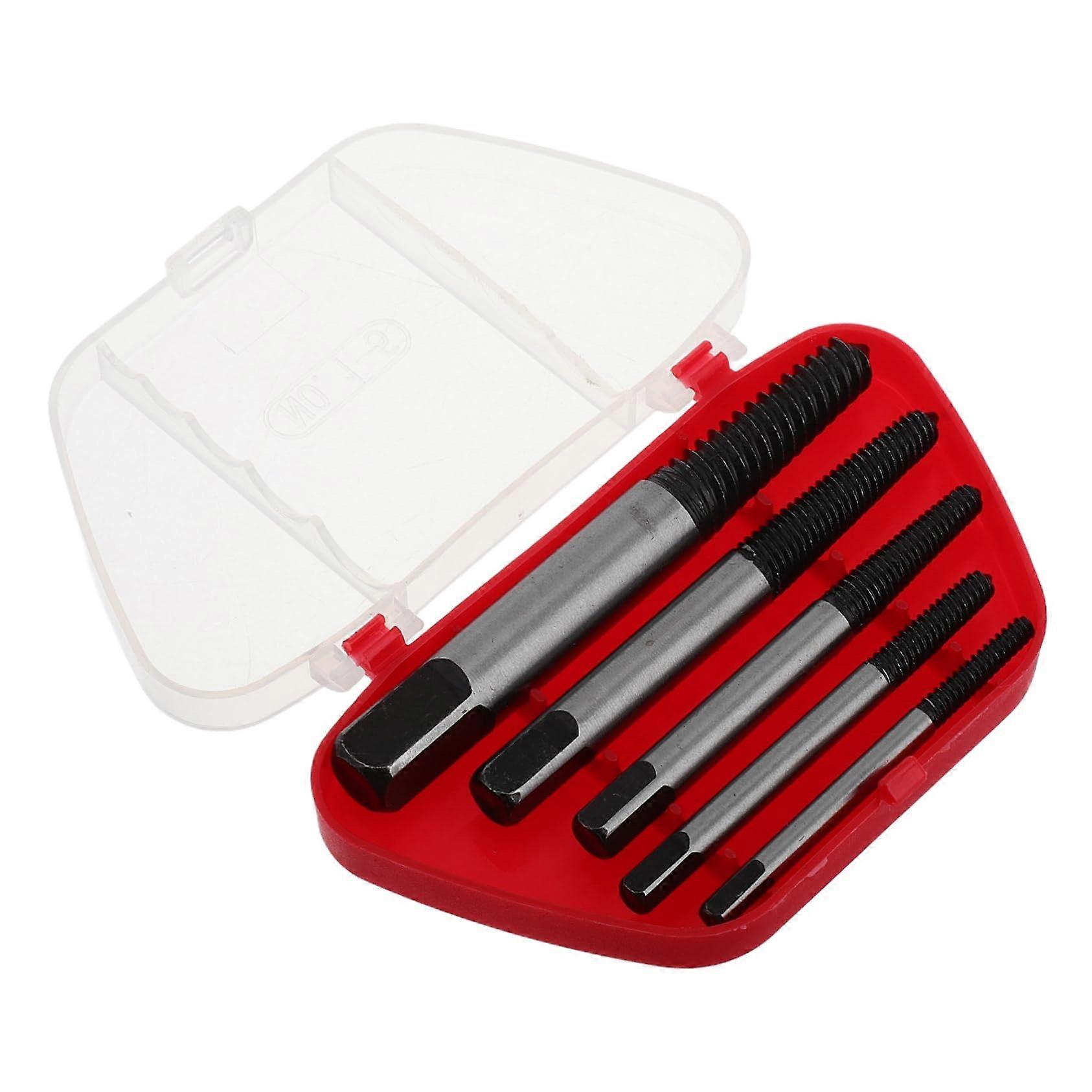 5piece metric screw extractor set extractor de vis for removing damaged screws robust tool set