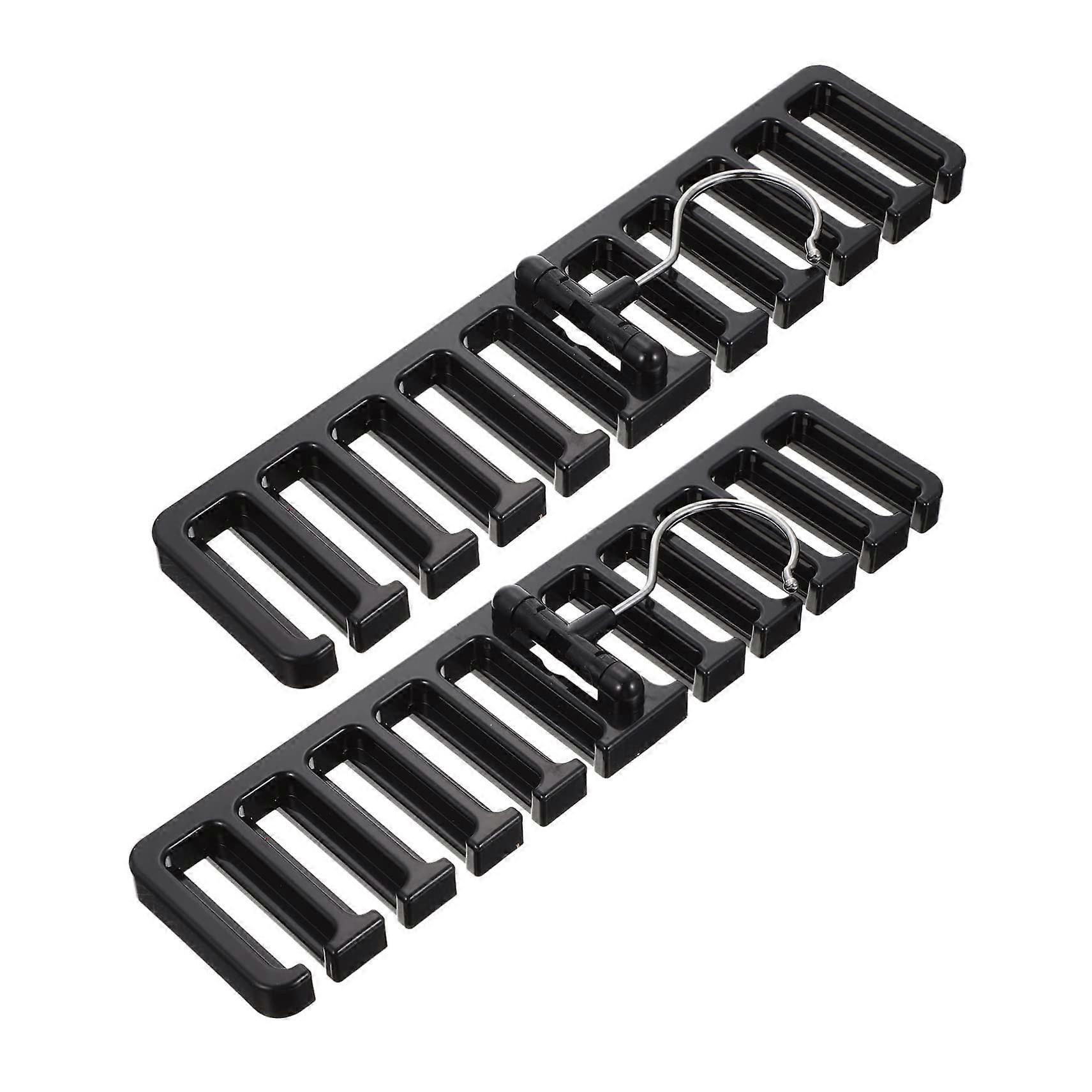 2 Pieces Belt Organizer for Closet SpaceSaving Scarf and Tie Holder Stylish Design for Tidy Home and Organization