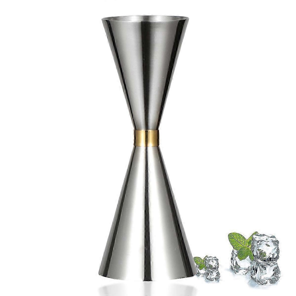 Finished Jigger with Measurements Inside,cocktail measuring cup jigger for bartending Edition 0624