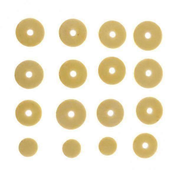 3x1 Set Flute Pads Great Material for Woodwind Instrument Parts 16 Open Hole