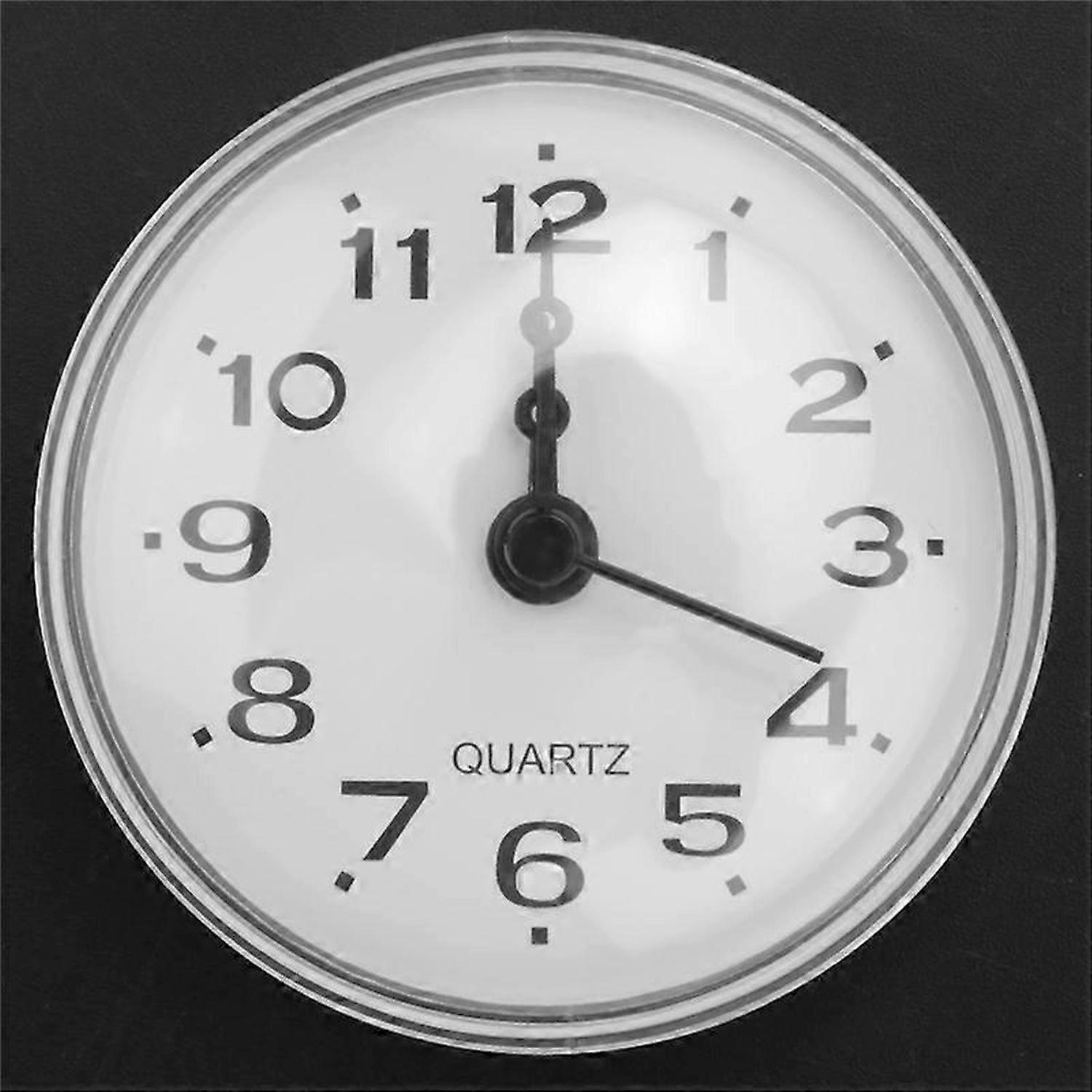 7cm Waterproof Kitchen Bathroom Shower Clock Suction Cup Sucker Wall