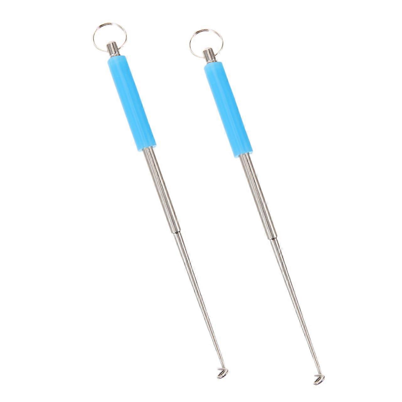 Reusable Stainless Steel Fishing Hook Remover Tool - 2 Pack, Portable Design for Easy Hook Removal, Fish-Friendly Outdoor Gear