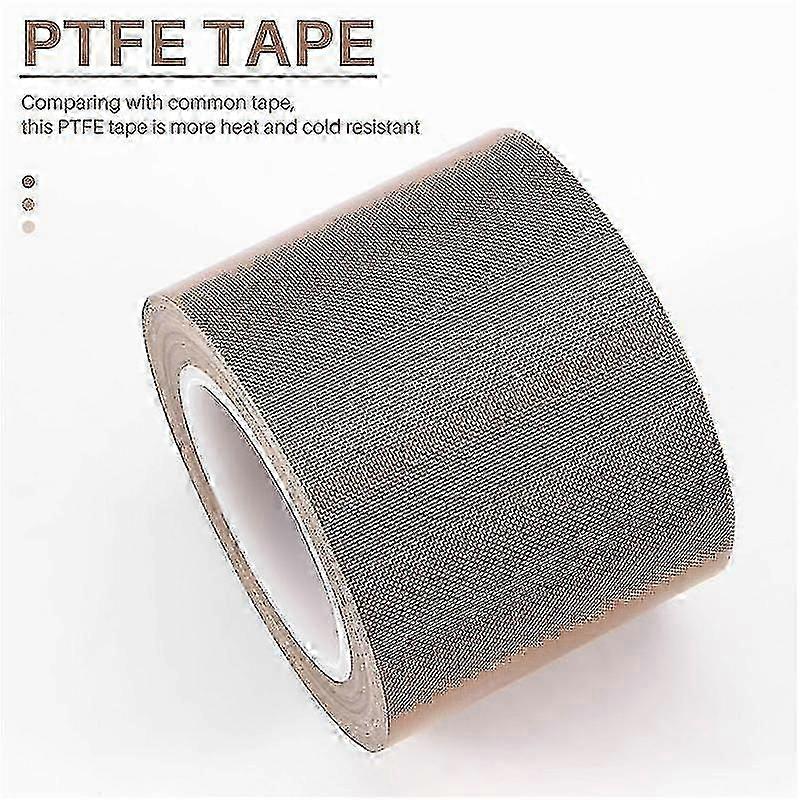 PTFE Tape for Use with Vacuum Sealers and Handheld Impulse Sealers, 2 Inches Wide and 33 Feet Long