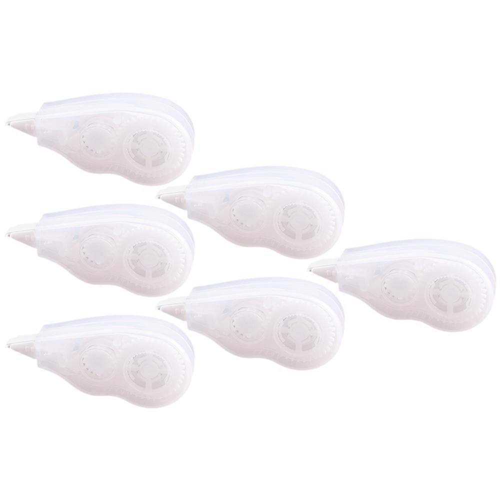 Student Accessory Correction Tape for Office Use Tape 6Pcs