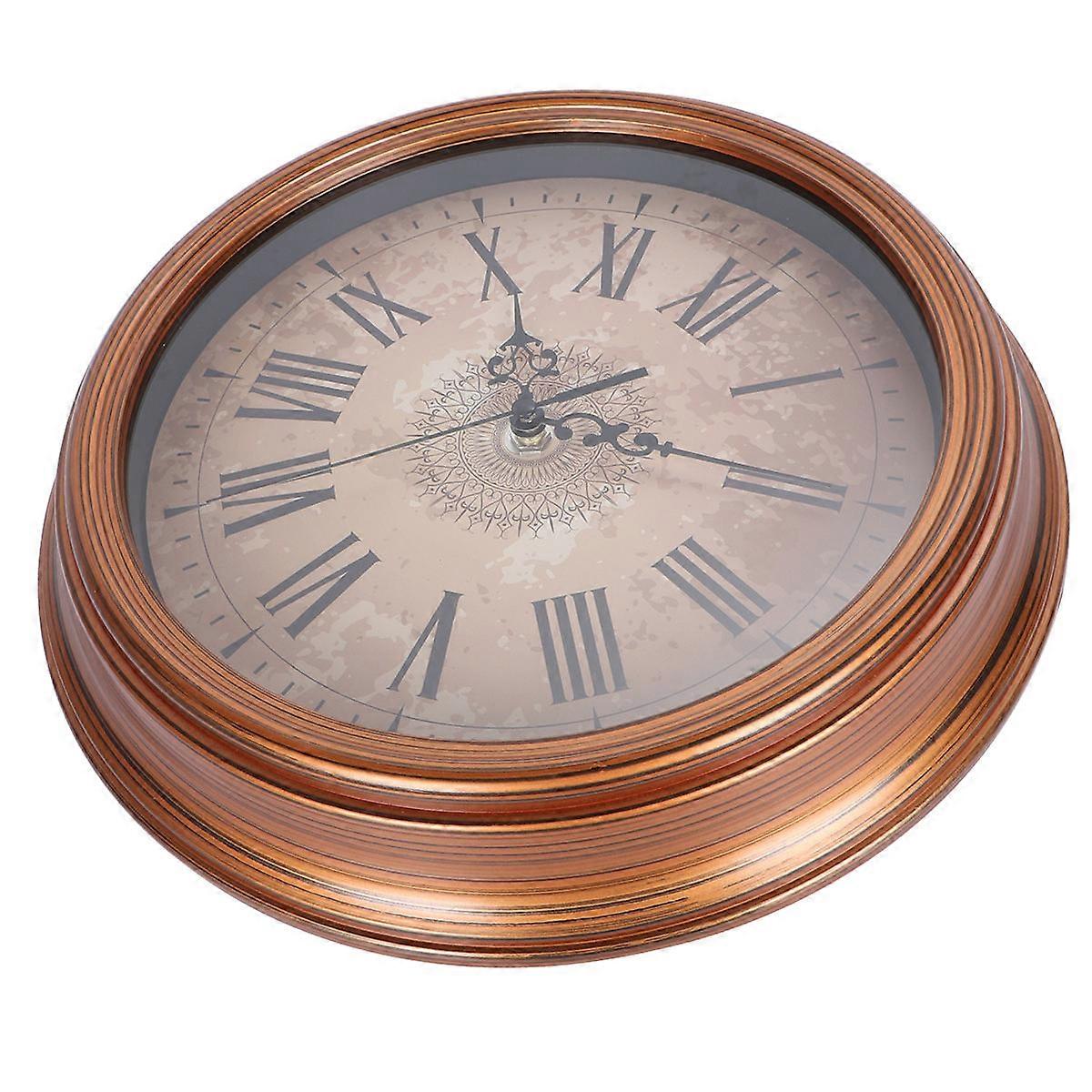 Unique Clock for Living Room Creative Wall Clock 30x30cm Multi Time Telling 1Pack