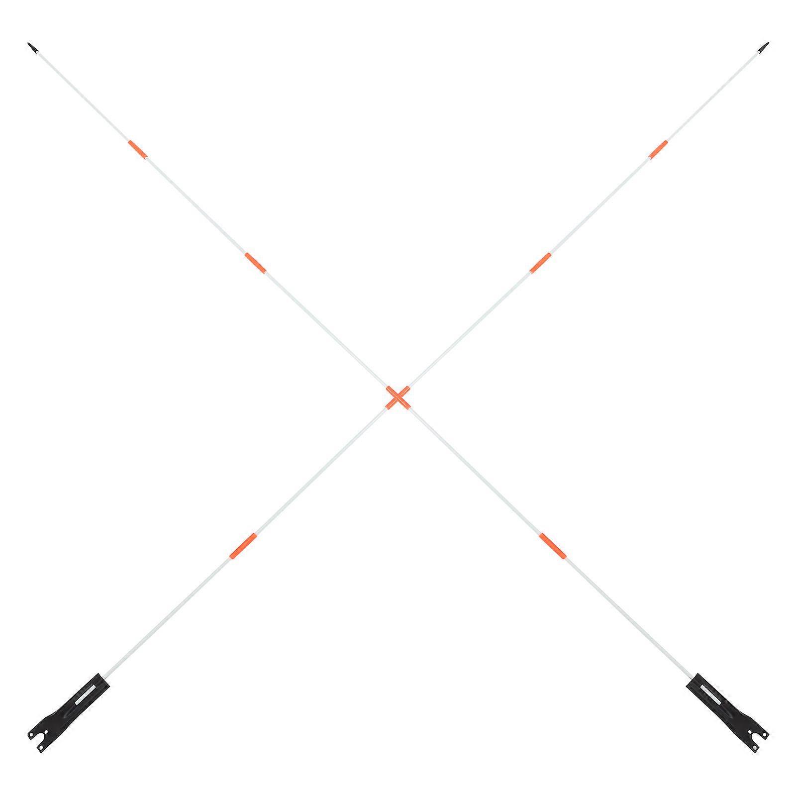 Bike Safety Flag Pole Adjustable Sections Heavy Duty Flagpole Mounting Accessory 2Sets