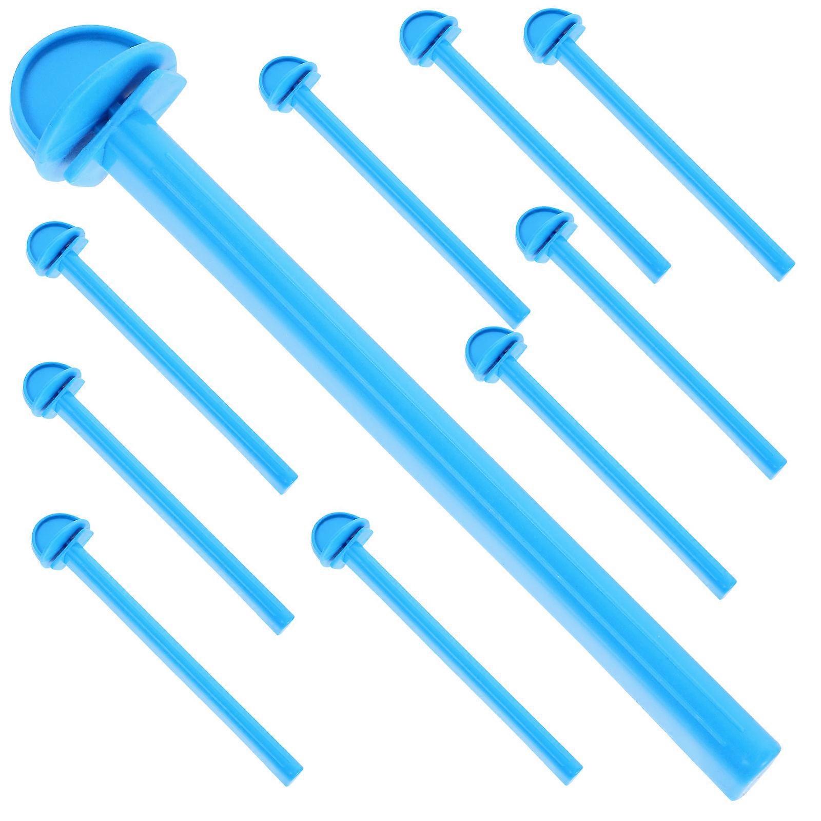 バードスタンディングスティックオウムスタンドプラスチックパーチバードケージアクセサリーグリーン16.00X3.00X3.00CM足と脚のためのエクササイズ10個