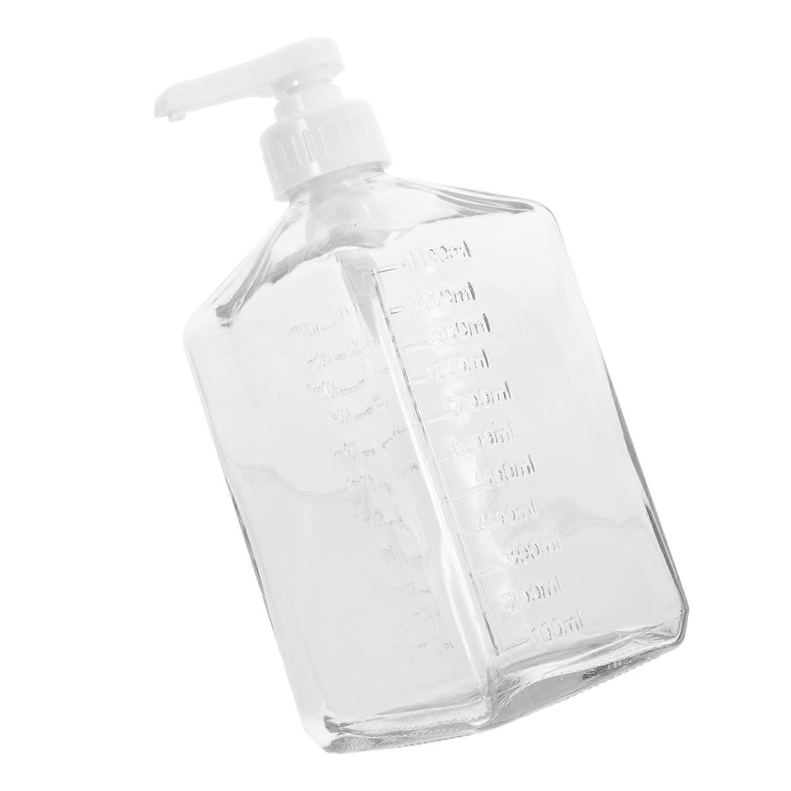 Syrup Holder MultiUse Syrup Storage Bottle Reusable Glass Syrup Container Cylindrical Shape 1Pcs