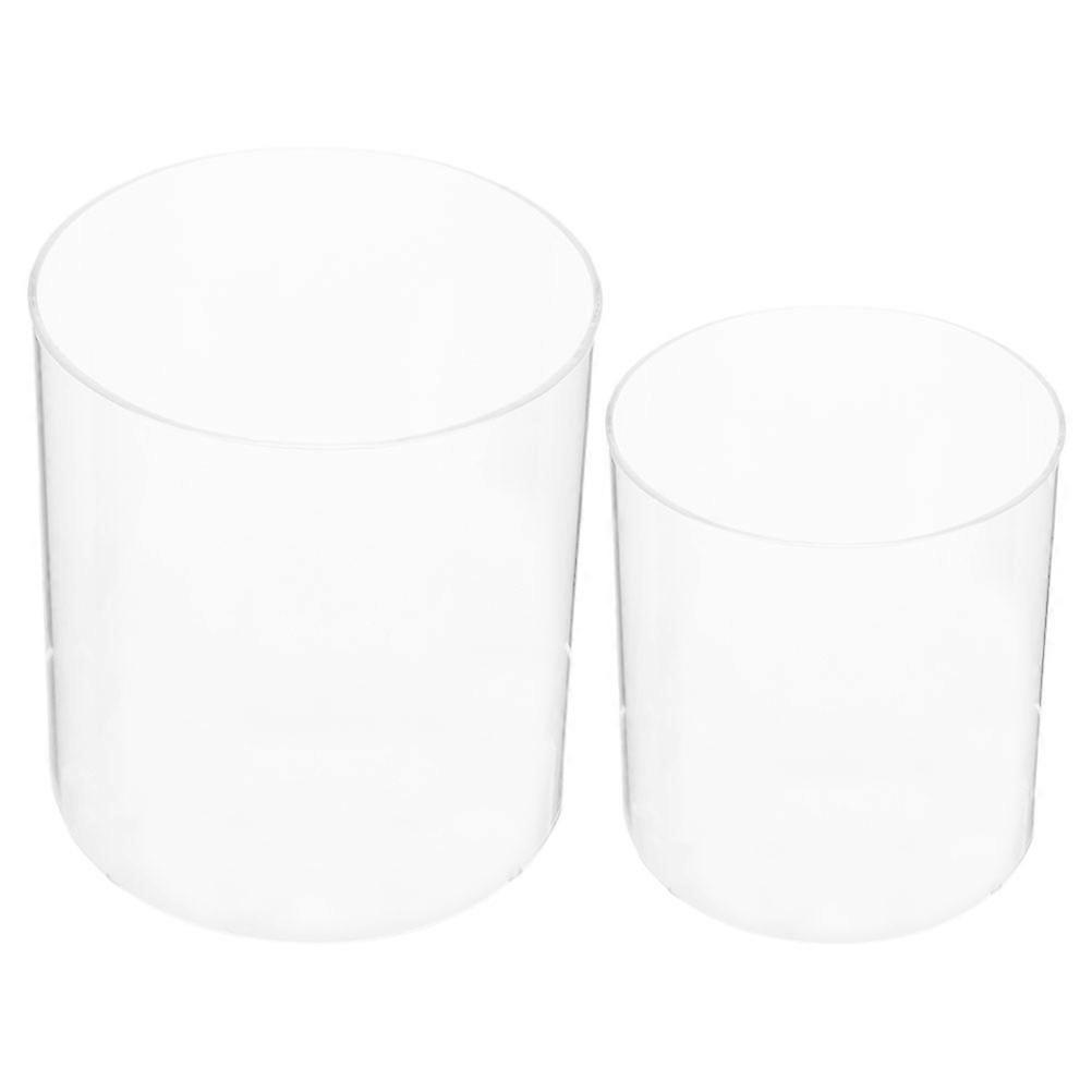 Kerosene Lampshade Glass Lampshade Portable Illumination 2Pcs
