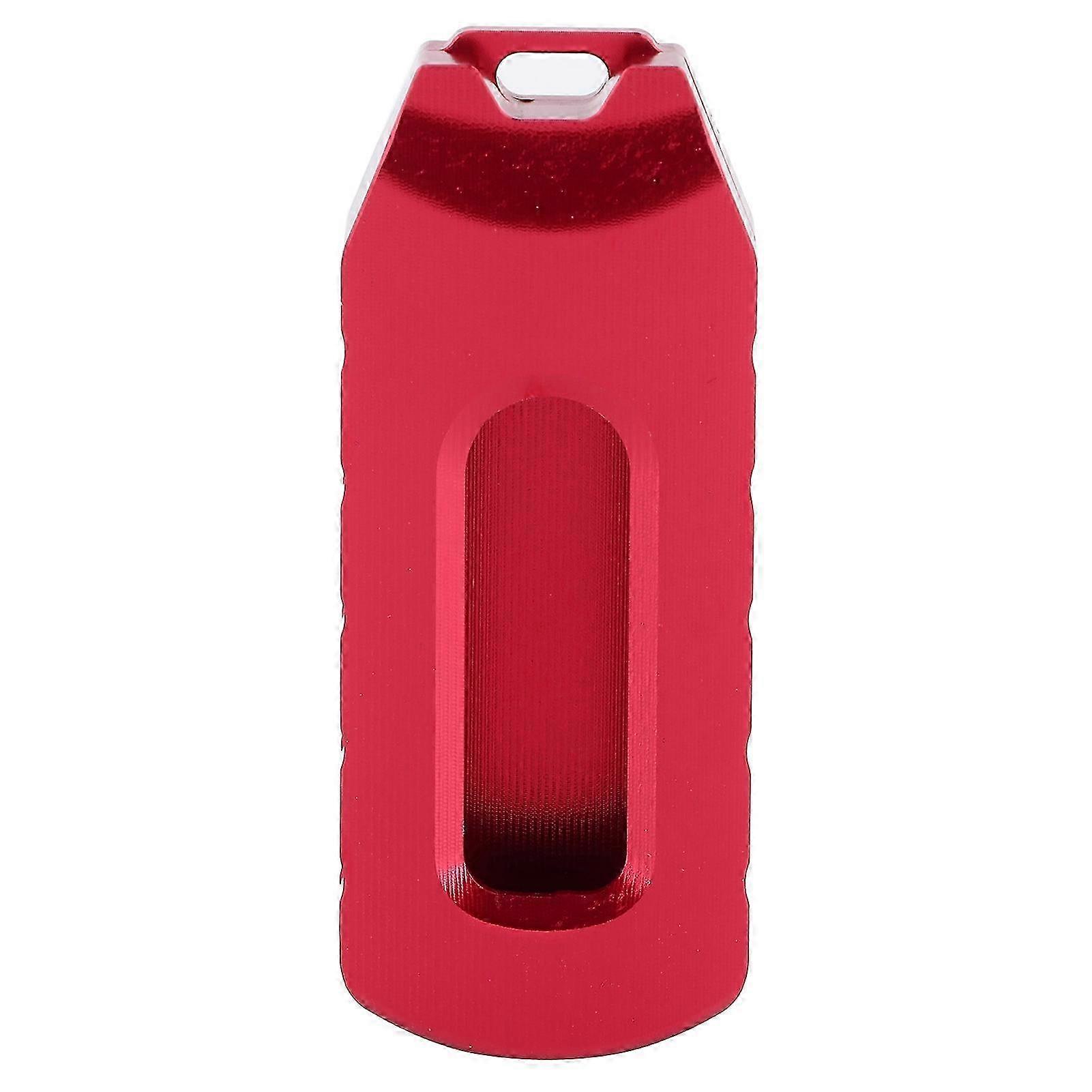 Remote Key Shell CNC Aluminum Alloy Fob Case Holder for Compatible Brands Red