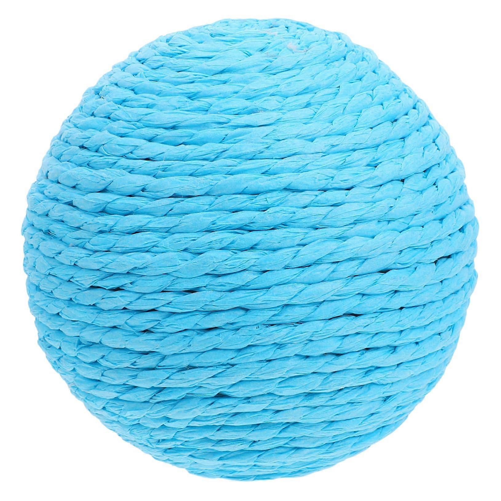 Sisal Scratch Ball for Cats – Interactive, Durable Sisal, Large Chewing Sound Function for Indoors, Promotes Play Behavior