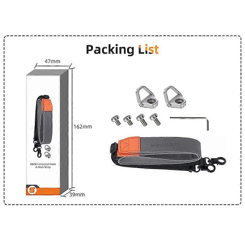 Lanyard Remote Control Shoulder Strap Accessories for DJI RC2/1 / RC PRO2/1 / RC PLUS2/1