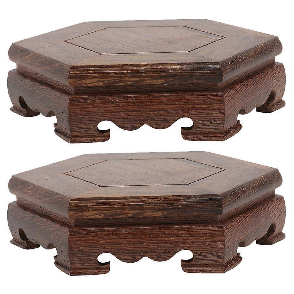 Wooden Decorative Stands for Flower Pots – Durable Plant Display Pedestal for Home Use, Sturdy Support for Various Shapes