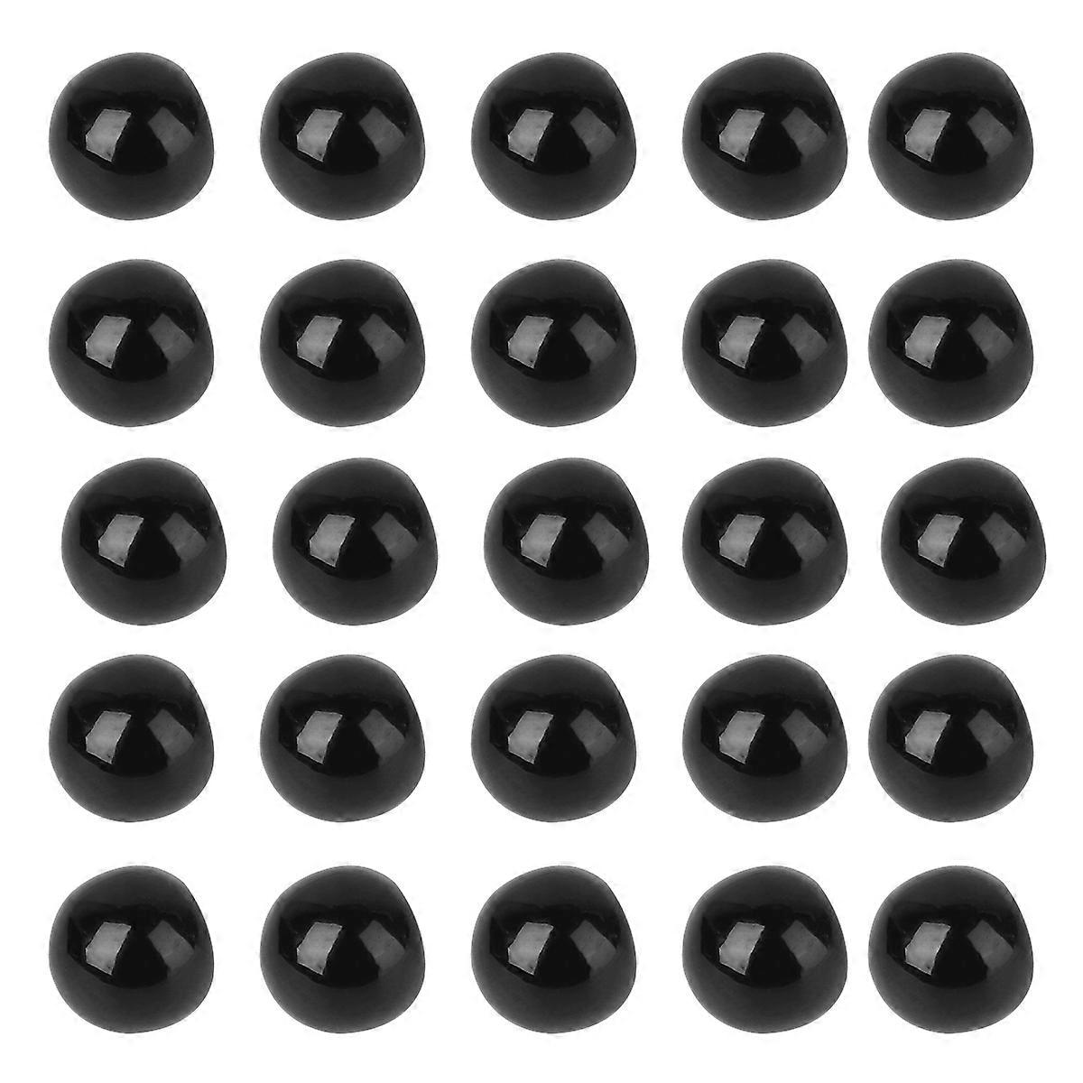 50PCS Round Pearl Buckles Colorful Buttons Creative Design (10L)