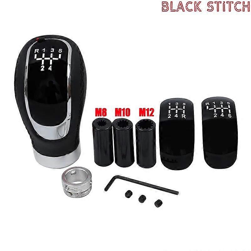 ידית העברת הילוכים מעור שונה ידית ידית הילוכים אוניברסלית אביזרי רכב כל דגמי רכב ידניים 5/6 מהירות ~ 00167