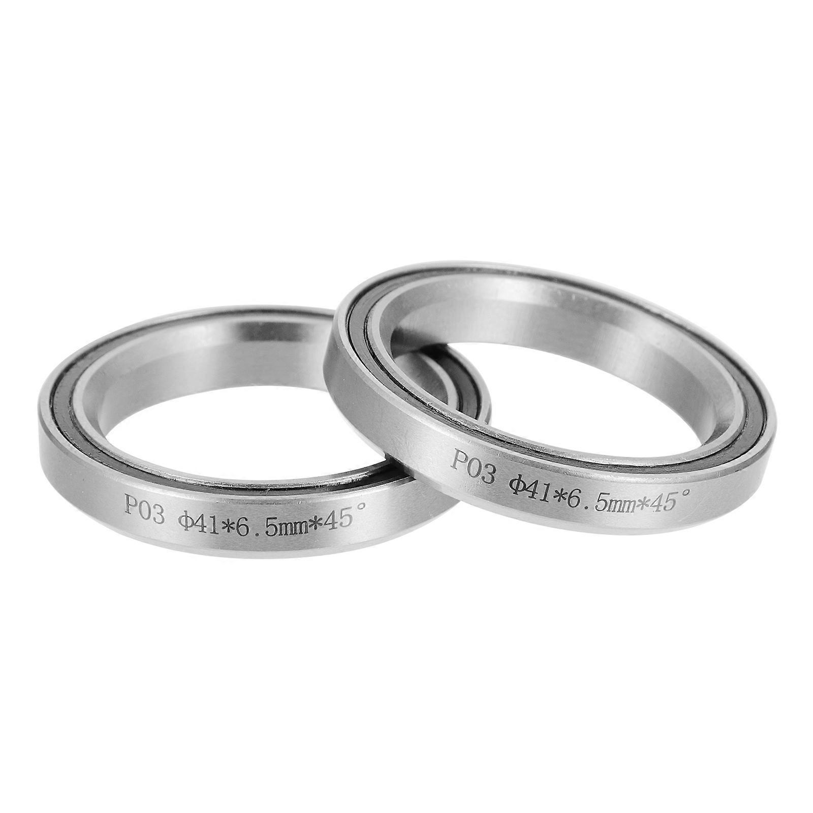 Bike Bearings with Sealed Ring for Bicycles Made of Durable Steel 2pcs